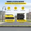 Cable Protector Ramp, 5 Packs 2 Channels Speed Bump Hump, Rubber Modular Speed Bump Rated 11000 LBS Load Capacity, Protective Wire Cord Ramp Driveway