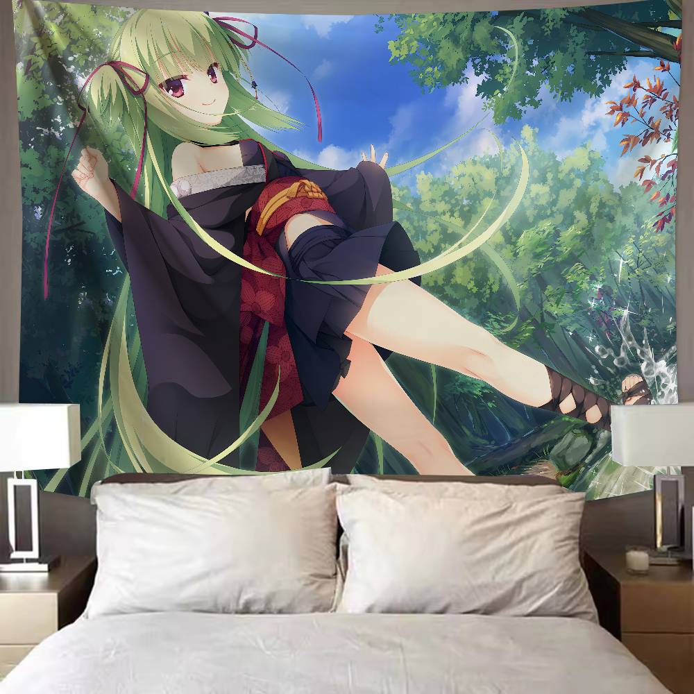 Kawaii Murasame Cute Galgame Senren Banka Girl Room Tapestry Home Decoration Wall Art Tapestries Dormitory Background Cloth Gift