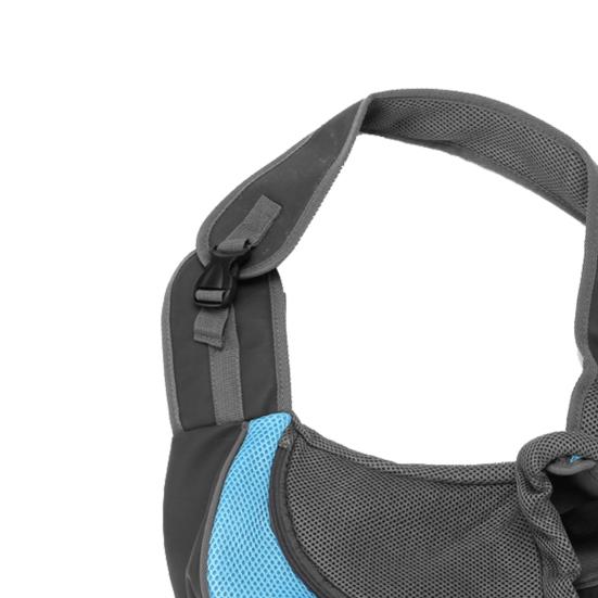 Pet Sling Carrier Scratch-Proof Good Ventilation Large Space Mesh Pet Sling Comfort Handbag for Outdoor