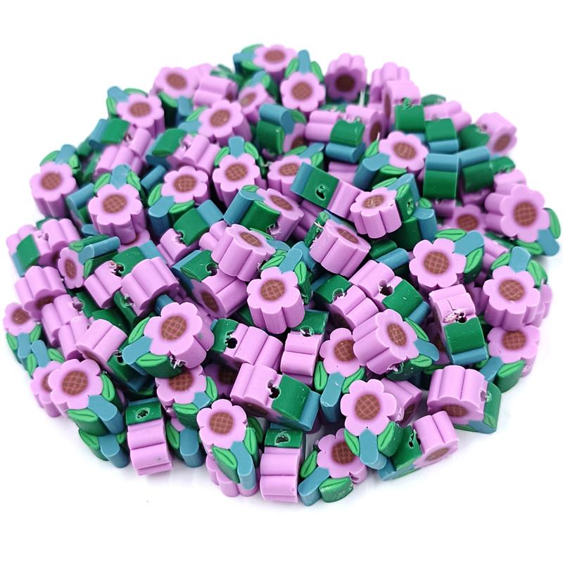 DIY для изготовления ювелирных изделий оптом 20 шт. мягкие глиняные свободные бусины кулон цветок слон сердце ожерелье браслет бусины