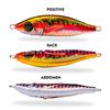 1PC 30/40G 3D Printed Iron Plate Lure Bait Bionic Fish Scale Coating Fluorescent Long-Range Metal Bait For Bass And Mandarin Fish