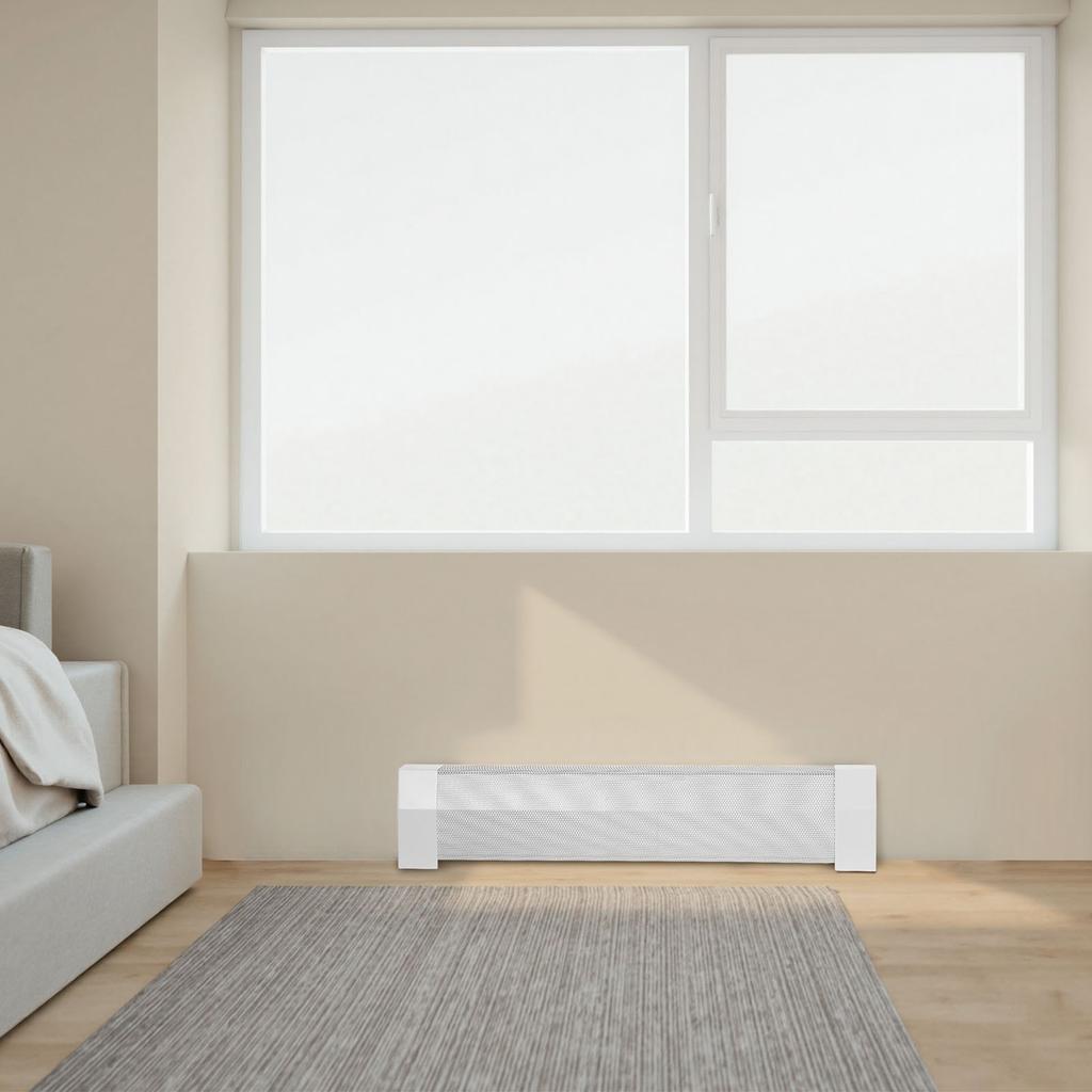 VEVOR Baseboard Heater Covers, Premium Series 917 mm Standard Electric Heating Unit Front Cover for Home Improvement, Heavy-duty Steel
