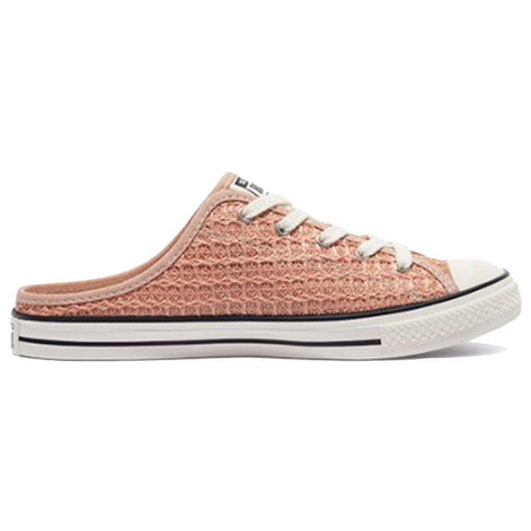 Converse Chuck Taylor All Star Dainty Mule Slip Vachetta Бежевые женские кроссовки Pink Egret Black 571899C