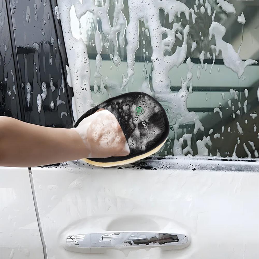 Car Cleaning Sponge Glove Polishing Washing Mitt Gloves Wash Care For Skoda Fabia Rapid Superb Octavia A5 a7 2 Kodiaq Scala VRS BB777