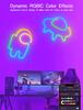 Умная светодиодная неоновая лента Graffiti с управлением музыкой через Bluetooth и пультом ДУ
