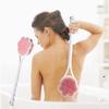 Silicone Bath Back Brush Long Handle Bathroom Back Scrubber Shower Massage Brushes  for Bathing