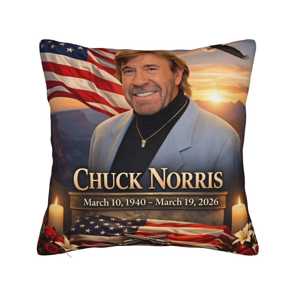 Chuck norris Poster Pillow Case  Custom Pillow Cover For Wedding Party Home Decor Morden Cushion Cover