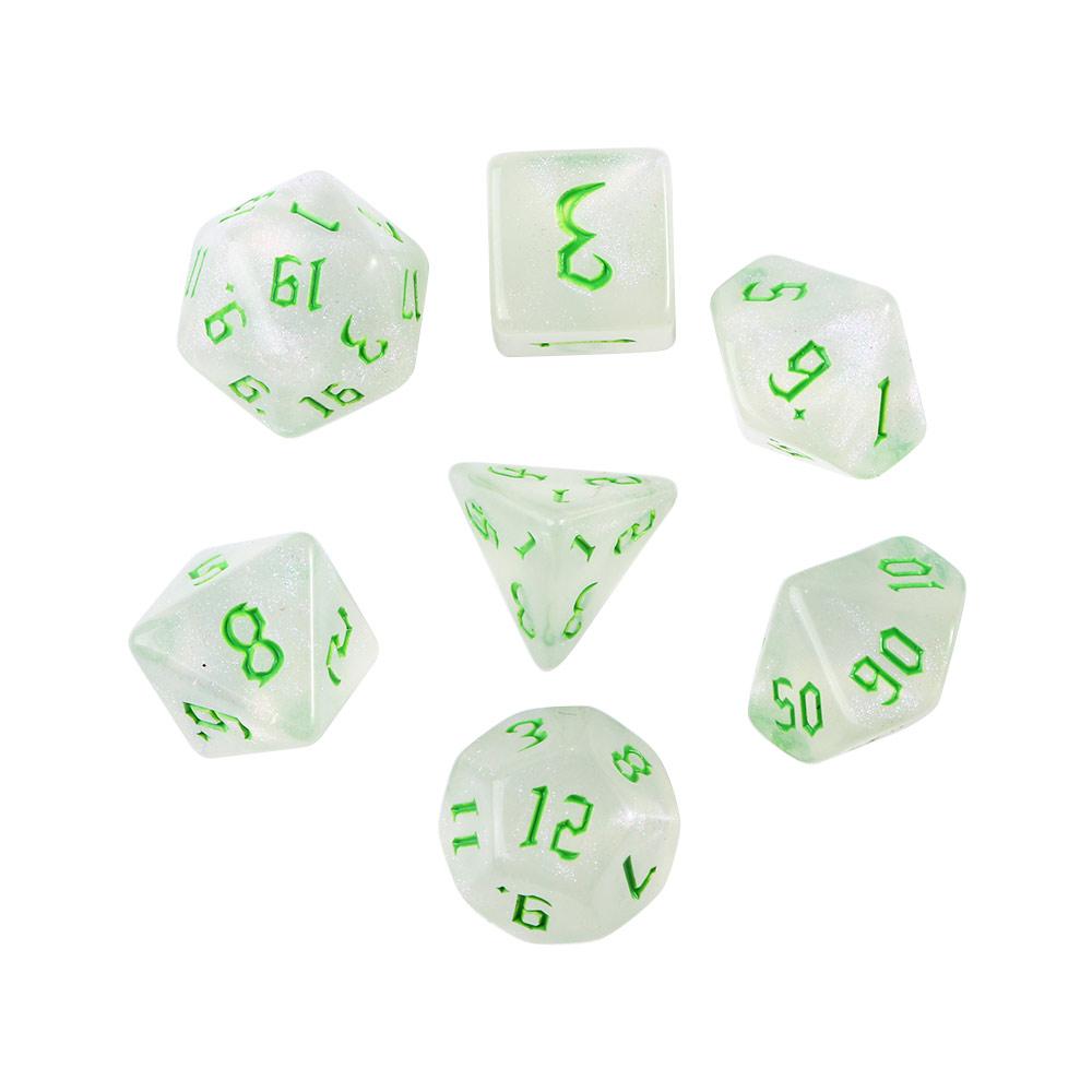 7 штук многогранных кубиков двух цветов, многогранные кубики, инструменты для развлечений для настольных игр в баре, ночном клубе