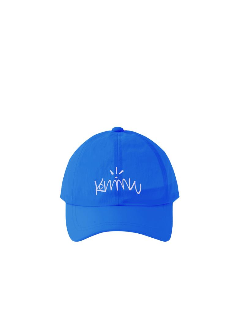 Кеоминдеоуио Коммуна Логотип Круглая Кепка Синяя