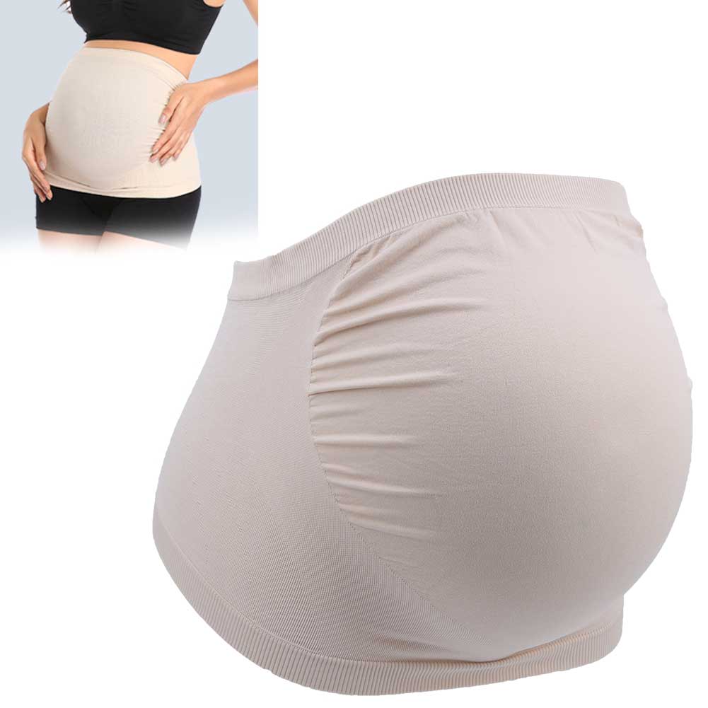 Maternity Belt Breathable Abdominal Pregnancy Support Belt Soft Maternity Belly BraceSkin Color L