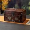 Новая винтажная деревянная шкатулка для хранения в китайском стиле с крышкой для органайзера для ювелирных изделий