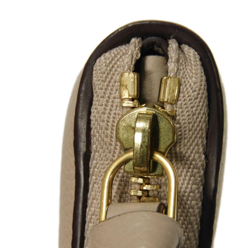 Б/у 12564 Кошелек Lockme на молнии по кругу M80100 7943 Логотип LV на молнии по кругу RFID Подпись LV Зеленый Унисекс из Японии ОРИГИНАЛ