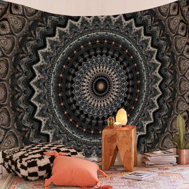 Indian Mandala Tapestry Wall Hanging Colorful Boho Home Decor Beach Throw Rug Blanket Room Decor Aesthetic Bohemian Tapestries