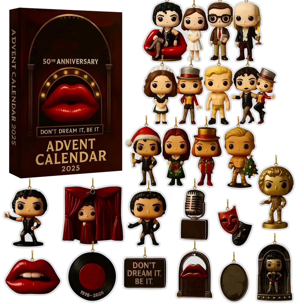 Advent Calendar Contains 24 Gifts, Cute Figures Doll Advent Calendar, Countdown Calendar With Surprise Toys, Collectible Figures Gift For Kids