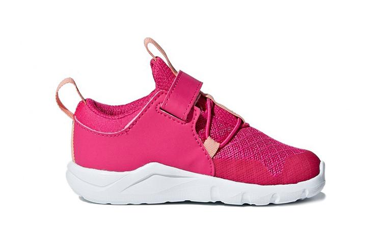 Sneakers Adidas Flex El I Slip Resistant Low top Running Shoes Pink White Infant And Toddler