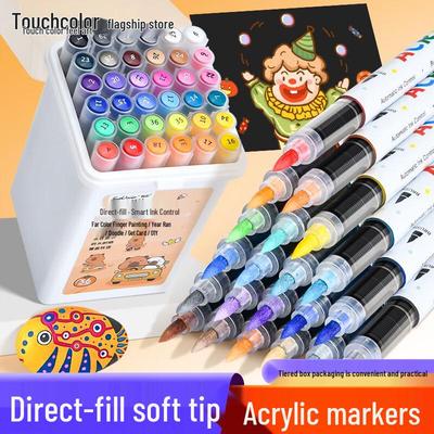Набор акриловых маркеров Touchcolor с мягким наконечником