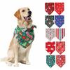 Dog Bandanas Christmas Pets Triangle Bibs Adjustable Pet Saliva Towel Scarf For Small Medium Large Dogs Cats Puppy Accessories