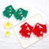Winter Children's Cute Christmas Knitted Gloves - Warm, Cold-proof, Sweet Girl Five-Finger Design