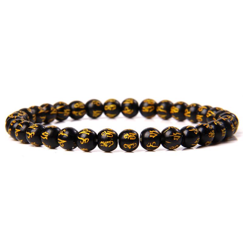 Женский браслет из натурального камня: Кошачий глаз, зеленый авантюрин, вулканический камень, лазурит, бусины, 6 мм