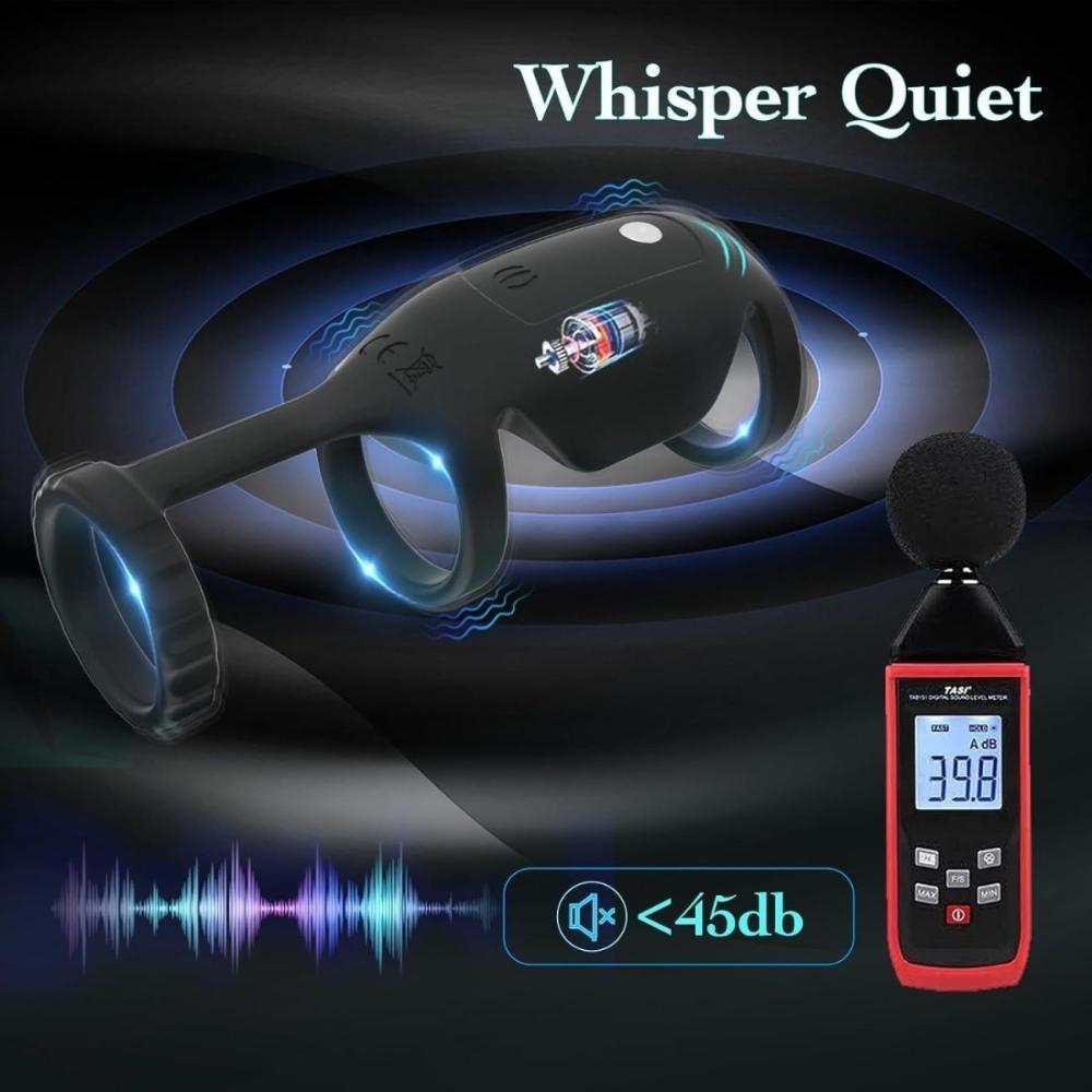 Мужское Вибрирующее Кольцо на Пенис Задержка Эякуляции Кольцо на Пенис Массажер для Эрекции Пениса Стимуляция Клиторальной Точки G Эротические Продукты