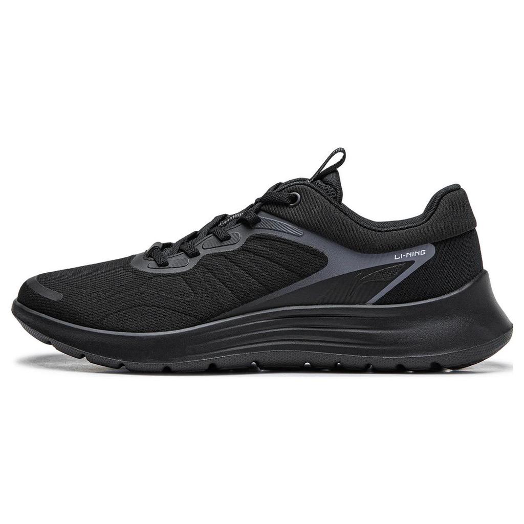 LiNing Light Foam Technology Running Shoes Men Sneakers Black ARST107-1
