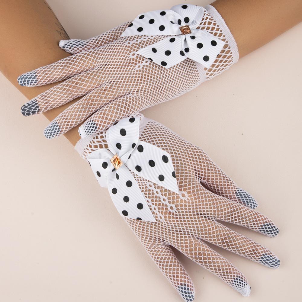 Thin Children's Wedding Gloves Short Lady Girl Glove Holiday Princess Birthday Party Gloves