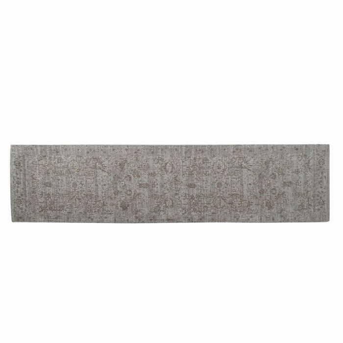 Tapis - DKD HOME DECOR - Coton Chenille - Blanc/Noir/Marron Clair - Confortable - Durable