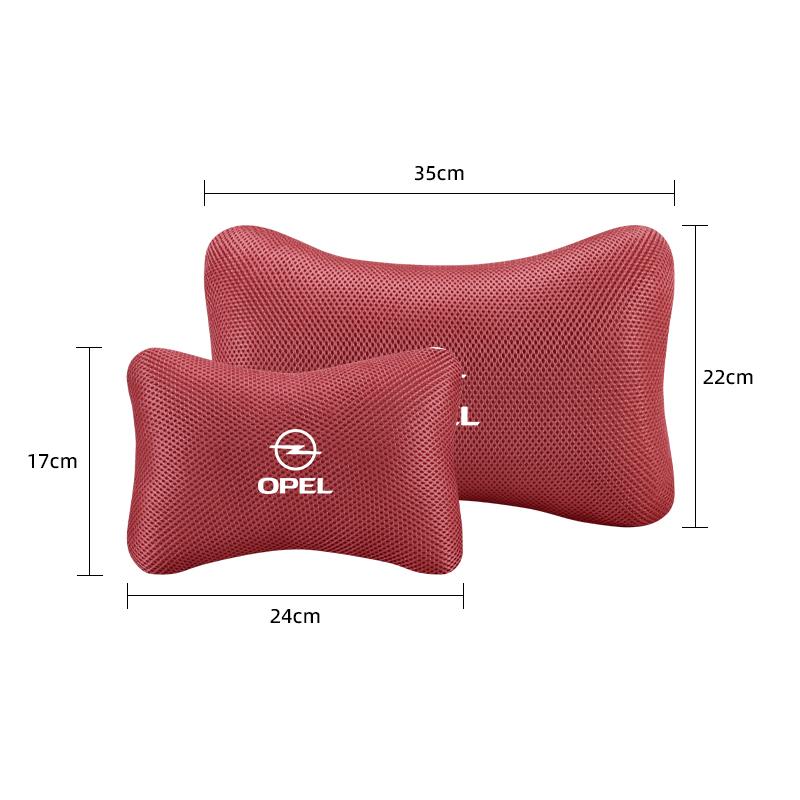 AAAYU1 AAAYQ1 Car Seat Neck Headrest Waist Cushioning Ice Silk Pillow For Opel Astra Grandland Corsa Mokka Frontera Insignia Zafira Vivaro