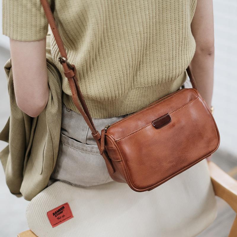 Women's Bag Mahjong Bag Retro Pillow Bag Commuter All-match Small Square Bag Single Shoulder Crossbody Bag Senior Sense Women's Bag