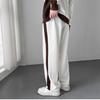 Danmo Spring Autumn Korean Fashion Patchwork Sweatshirt Elastic Casual Sweatpants Set Men Loose Comfortable Sporty Pullover Top Pants