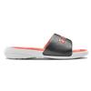 Under Armour Playmaker Fixed Strap Comfortable Versatile Rubber Sole Slide Sandals Women Sandals Black Orange 3000063-104