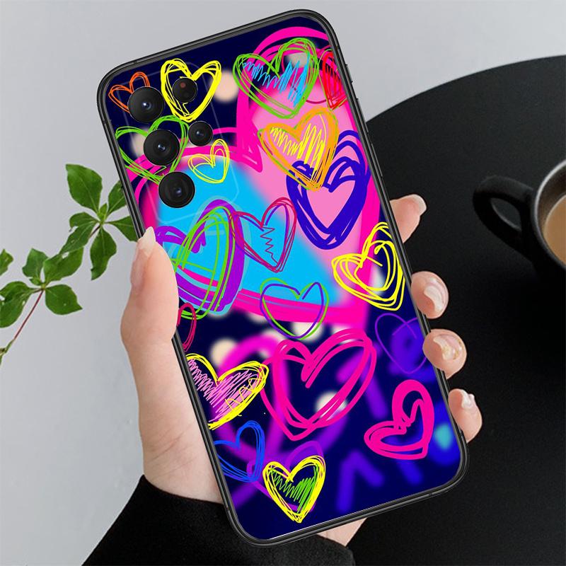 Чехол для телефона Samsung A55 A16 A56 A36 A35 A15 A53 A54 A33 A34 A25 A05S A52 A52S A14 A26 A71 Любовь Розовое Сердце