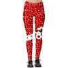 Fashion Christmas Print Fitness Sports Hip Lifting High Waist Bottom Pants Women Yoga Pants