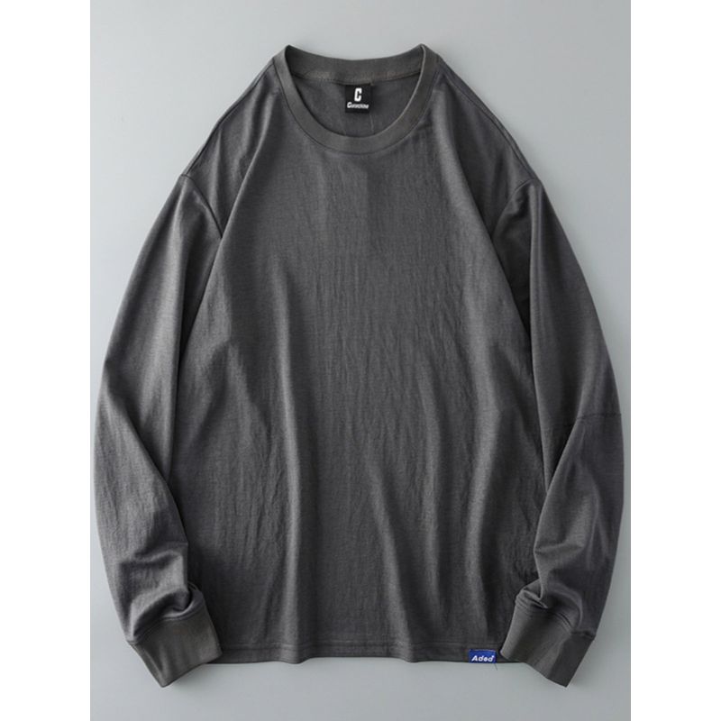 Trendy Cuprammonuium Long Sleeves Thin Export Export T-Shirt