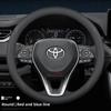 Кожаная накладка на руль автомобиля для CHR Camry Corolla Yaris Cross Rav4 Sienna Crown 2022 2023 2024 2025 2026 Аксессуары