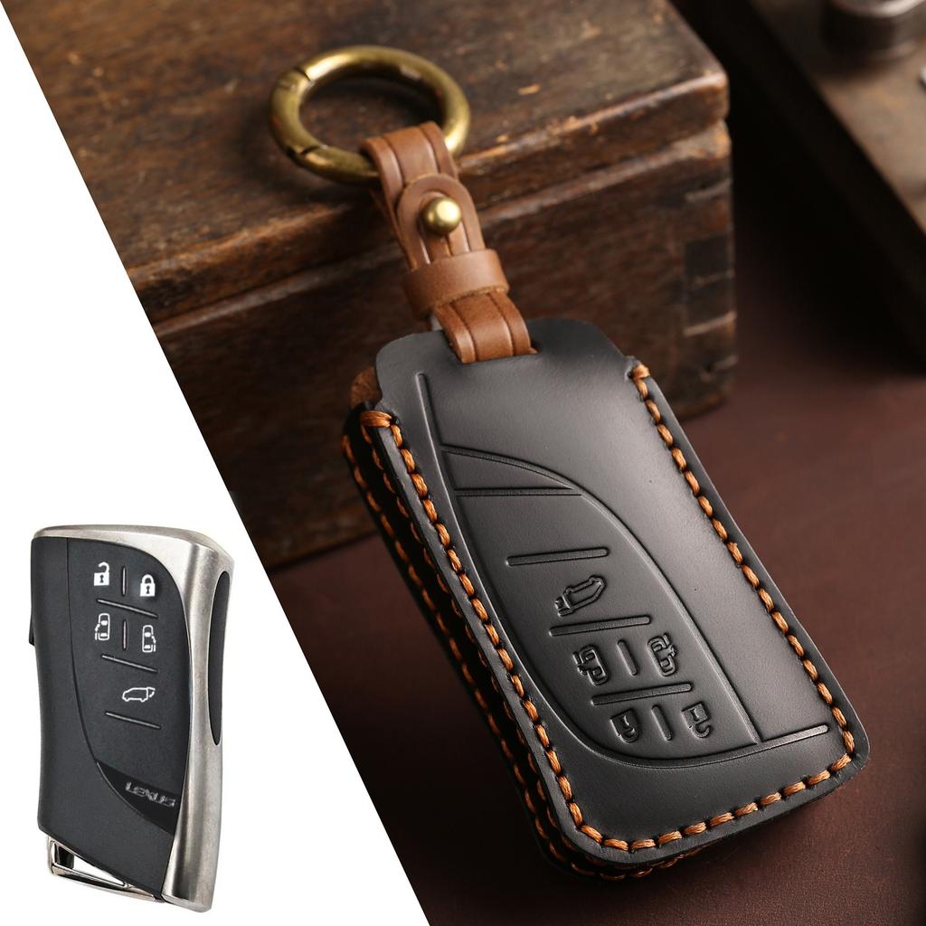 Набор чехлов-защитных сумок из кожи для Lexus LM350h LM500 Keyless Go Брелок дистанционного управления Автомобильный Чехол-держатель Оболочка