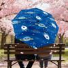 1PC space rockets Umbrella-8-Rib Reinforced, Automatic Open, Lightweight & Durable, Fashion Accessory for Outdoor-D377