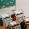 1 Набор Мини Школьный Стол Меловая Доска Стул Школьные Портфели Модель Для Кукольного Домика Школьная Мебель Декор Классные Принадлежности