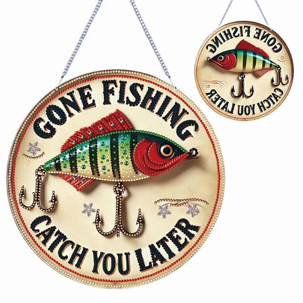 Diamond Painting Home Decor Double-Sided Printing 5D DIY Diamond Painting Dots Pendant Rhinestone Diamond Art Window Pendants