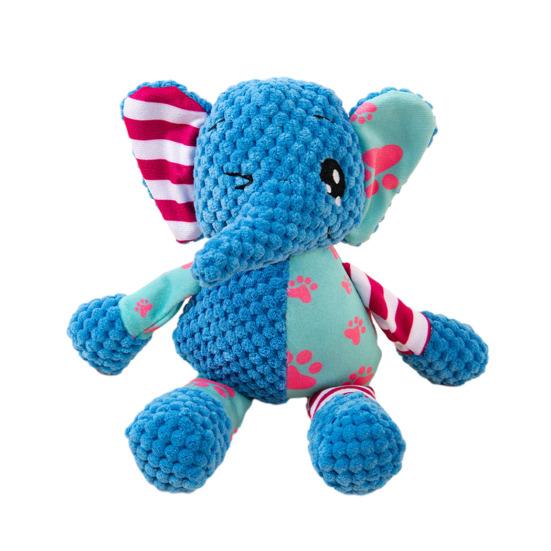 Интерактивная плюшевая игрушка для собаки Неубиваемый набивной слон Пищащая дикая гусь Игрушка для прорезывания зубов щенка для агрессивных грызунов Снятие стресса и тревоги