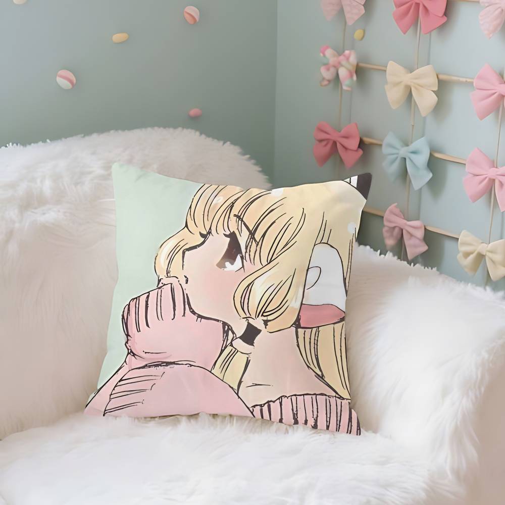 Милые аниме C-Chobits Кавайные наволочки для декоративных подушек Чехол для подушки с рисунком Подходит для дивана, спальни, автомобиля