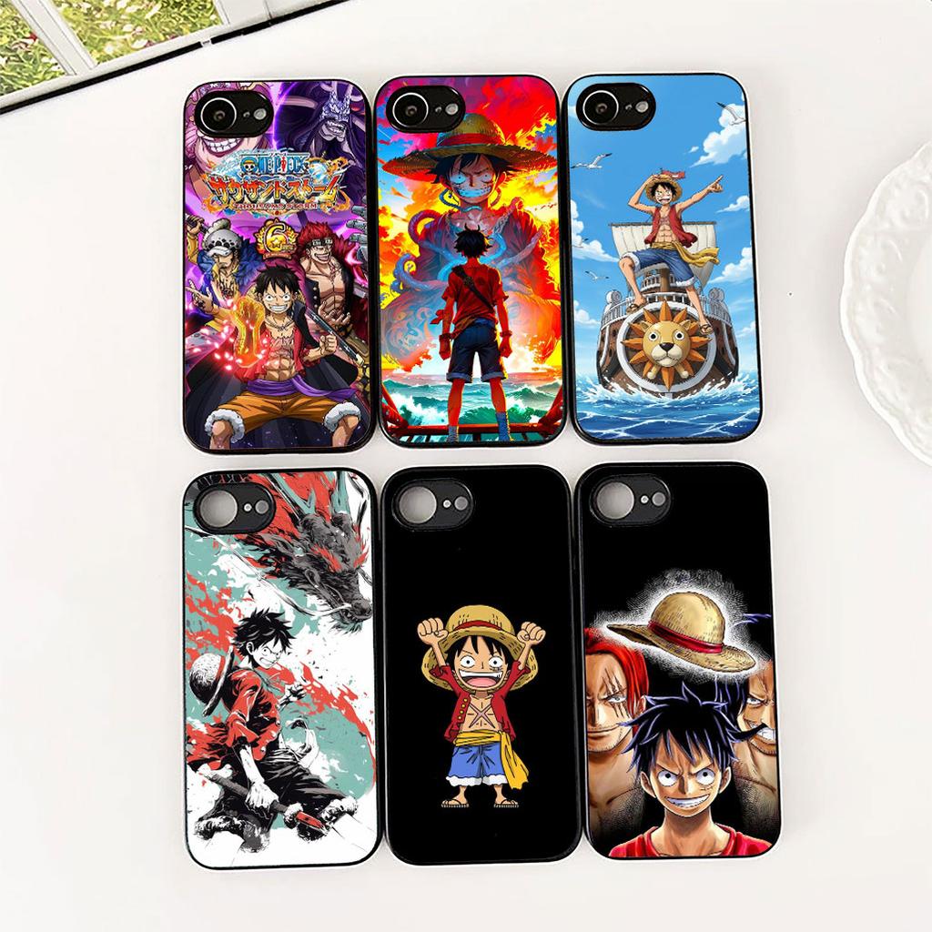 Casing for Apple iPhone 17 Pro XS Max Air 6 7 8 Plus 5 + SE 2022 SE2 16E Phone Cover Soft Case Red Hair One Pieces Luffy Shanks