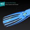 NEW Scuba Diving Stainless Steel Spring Fin Straps Fins Adult Swim Shoes Silicone Long Snorkeling Monofin Dive Flippers