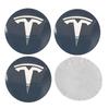 4PCS 56MM Wheel Hub Cap Sticker Car Caps Rim Stickers Badge Cover Decoration For Tesla Model Y 3 S X Roadster
