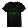 Унисекс Ретро Футболка Paddy's Irish Pub Графическая футболка с клевером на День Святого Патрика