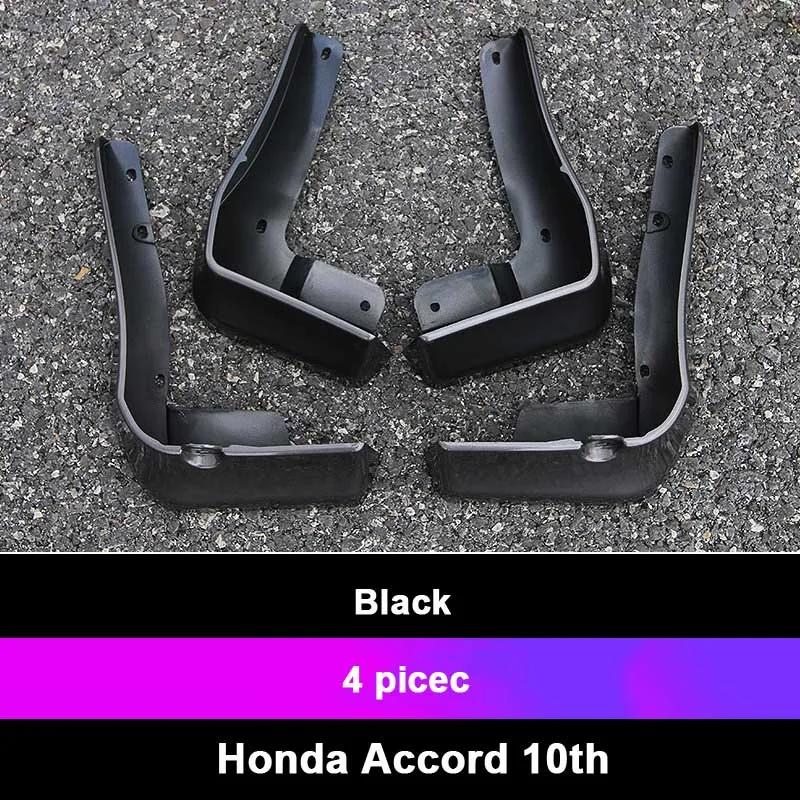 4 шт. Брызговики подходят для Honda Accord 2018 X 10-го поколения, брызговики, брызговики Fender, автомобильные аксессуары