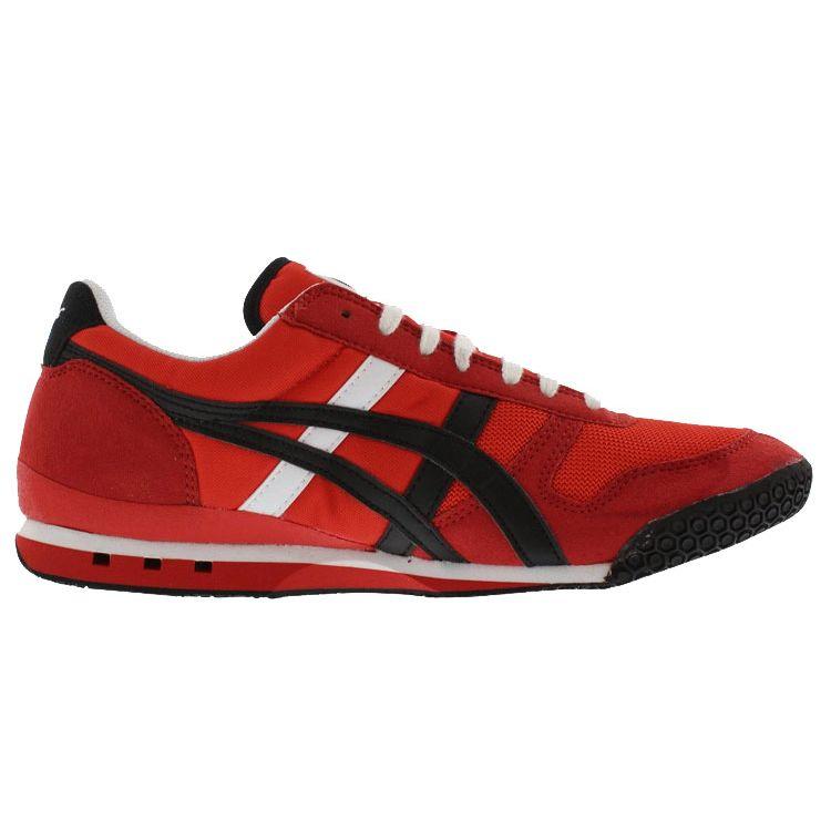 ONITSUKA TIGER Ультрасовременные 81 Нескользящие Дышащие Низкие Кроссовки Мужские Кроссовки Красные Черные D54HQ-2190