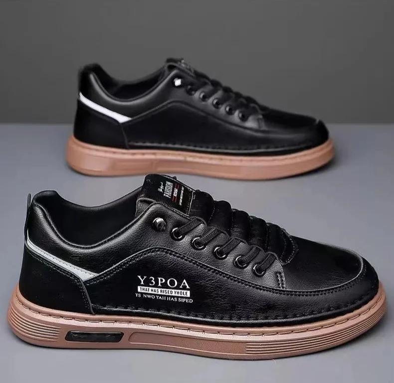 Men's Leather Shoes Autumn Trend Brand Casual Board Shoes Soft Sole Breathable Business Formal Dress Footwear Moccasins Loafers