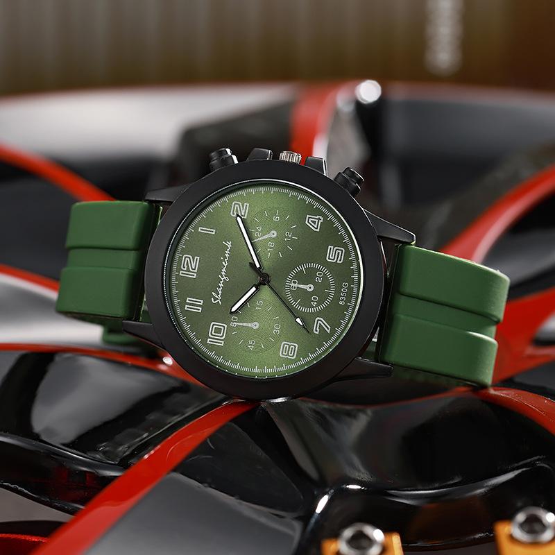 New Student Silicone Men's Quartz Watches Original Design Man's Wristwatches Best Gifts Clock for Female