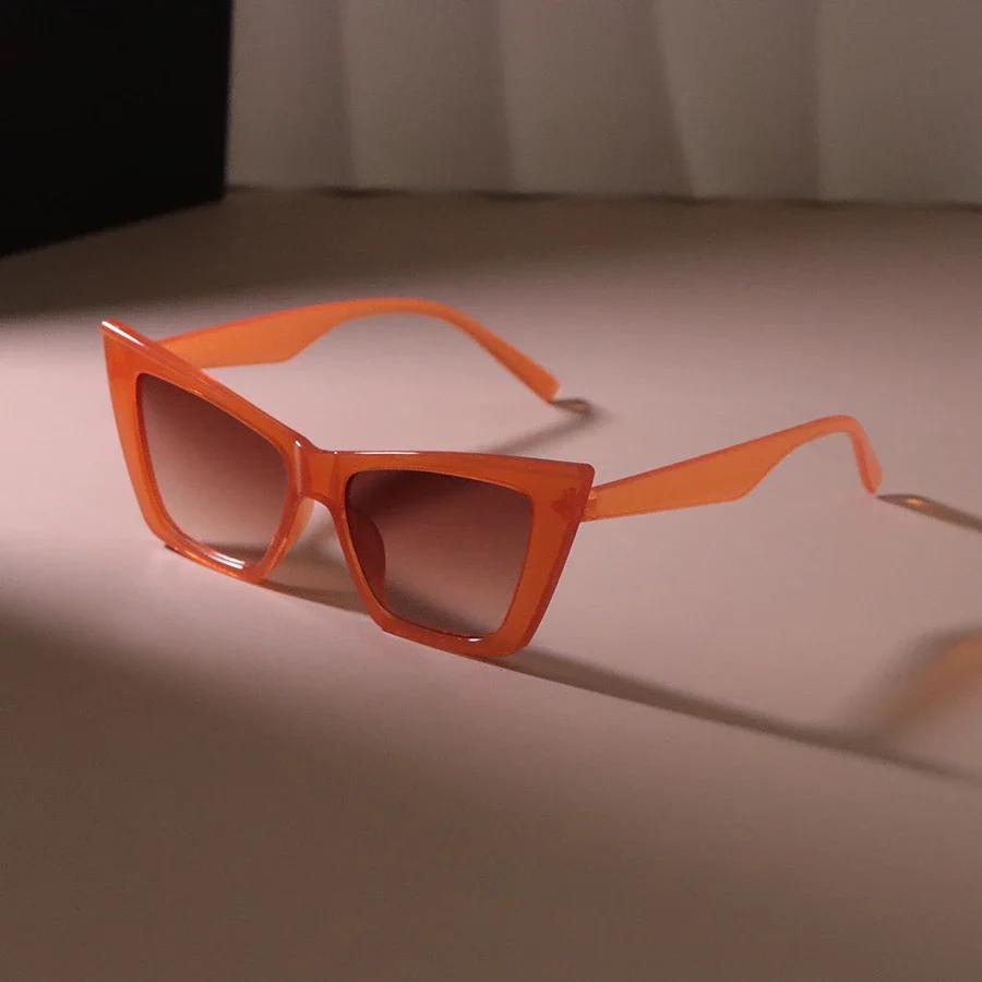 Ретро Квадратные Солнцезащитные Очки Женские Модные Пластиковая Оправа Винтажные Солнцезащитные Очки Мужские Стильные Оверсайз Очки